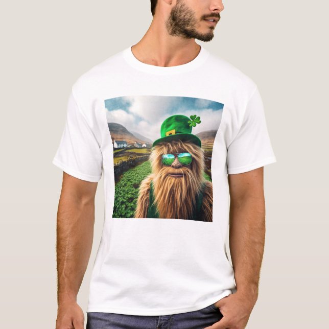 Camiseta Un Sasquatch irlandés (Anverso)