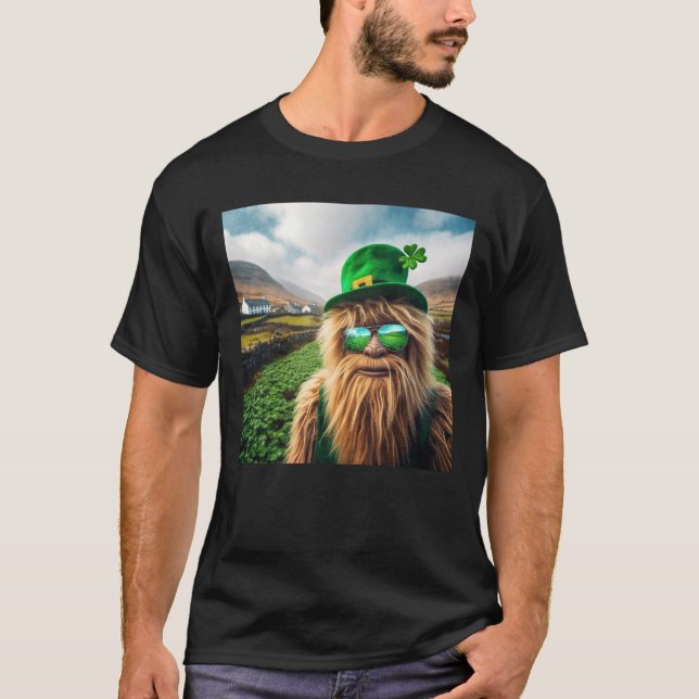 Camiseta Un Sasquatch irlandés (Anverso)