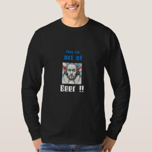 Camiseta Un Shakespeare con cara de fastidio porque no hay