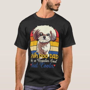 Camiseta Un Shih Poo Divertido Papá Como Un Padre Regular P