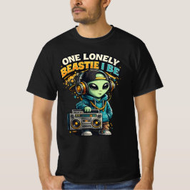 Camiseta Un solitario alien Beastie - Alien divertido de Hi