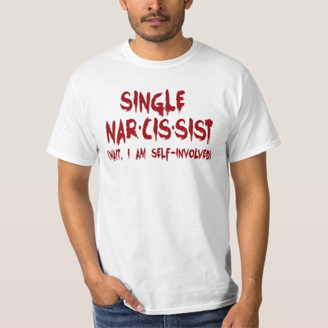 Camiseta Un solo Chiste narcisista (Anverso)
