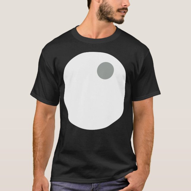 Camiseta un solo círculo de declaraciones de bebé (Anverso)