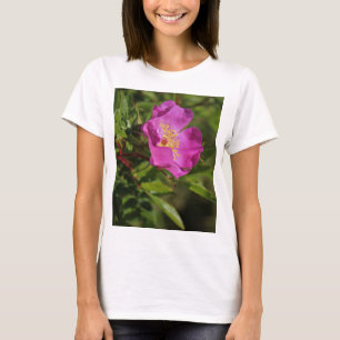 Camiseta Un solo color de rosa salvaje