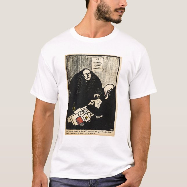 Camiseta Un sospechoso culpable intenta plantear una (Anverso)