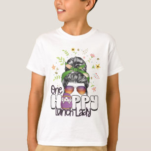 Camiseta Un staff de cafetería de una comida saltarina día 