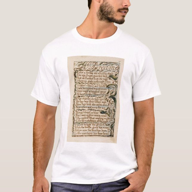 Camiseta Un sueño, ilustracion de 'canciones de la (Anverso)