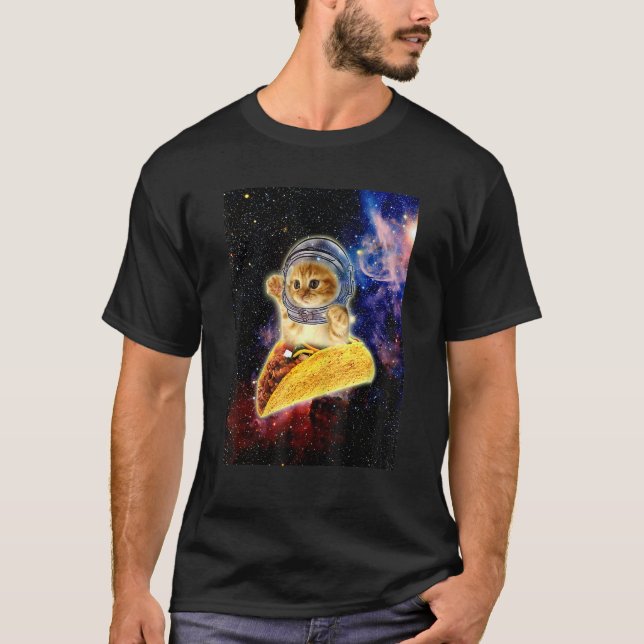 Camiseta Un Taco Cat de Espacio Loco (Anverso)