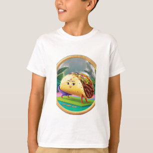Camiseta Un taco haciendo yoga.