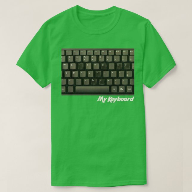 Camiseta Un teclado de un solo hombre (Diseño del anverso)