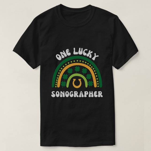 Camiseta Un técnico de ultrasonido sonógrafo Día de San Pat (Diseño del anverso)