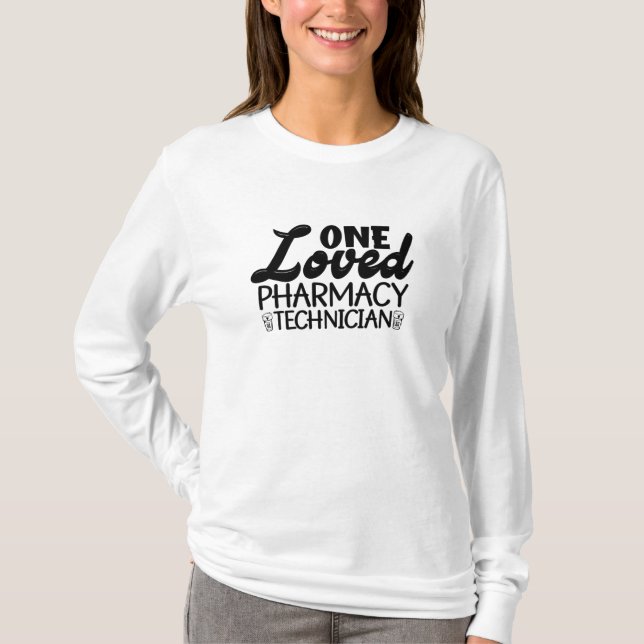 Camiseta Un Técnico Farmacéutico Amado Medicina Farmacéutic (Anverso)