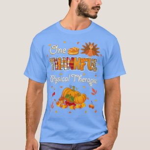 Camiseta Un Terapista Físico Agradecido En El Otoño Gracias