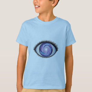 Camiseta Un tercer ojo con líneas radiantes