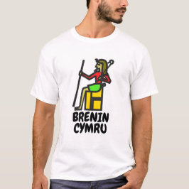 Camiseta Un texto de rey y galés brenin cymru