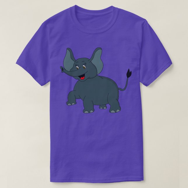 Camiseta Un tierno elefante (Diseño del anverso)