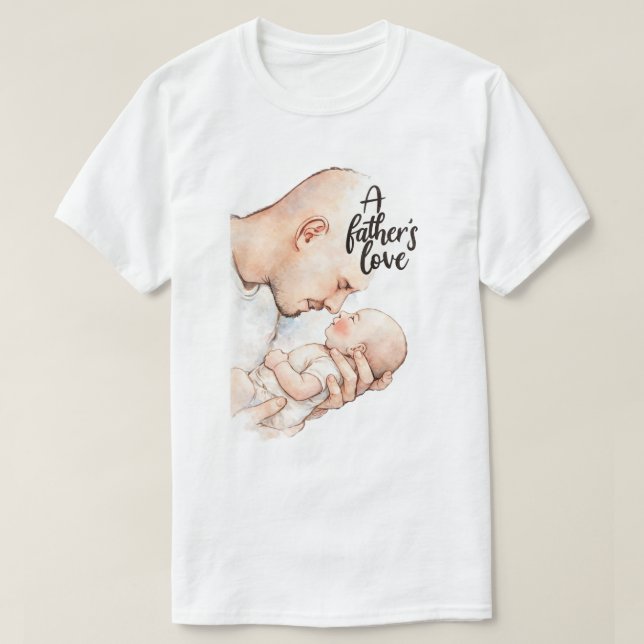 Camiseta Un tierno momento de un padre (Diseño del anverso)