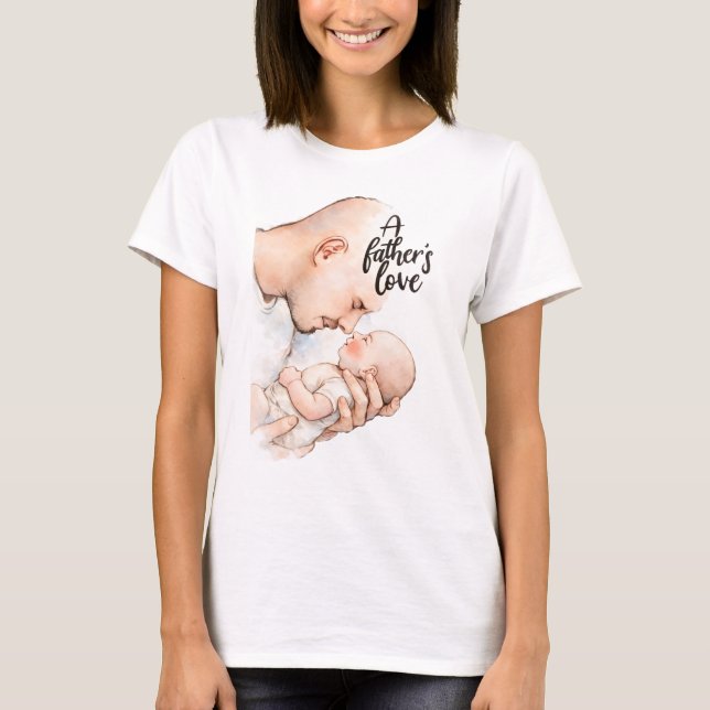 Camiseta Un tierno momento de un padre (Anverso)