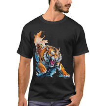 Un tigre en llamas