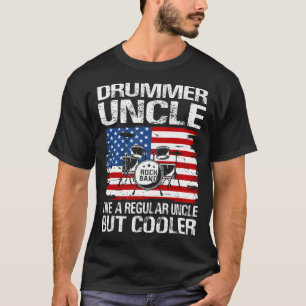 Camiseta Un TÍO Drummer como un TÍO normal sólo refrigerado