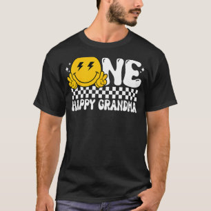 Camiseta Un tío feliz Abuela Groovy Primera Familia de Cump