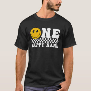 Camiseta Un tío feliz Nana Primera Familia Cumple con T