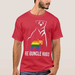 Camiseta Un tío libre abraza el orgullo gay LGBT Hombres ar