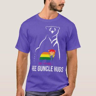Camiseta Un tío libre abraza el orgullo gay LGBT Hombres ar