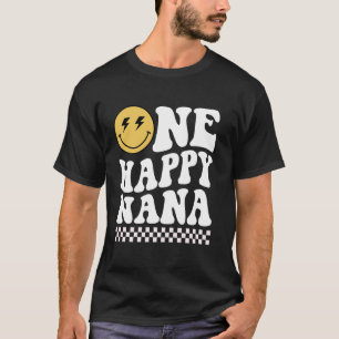 Camiseta Un tipo feliz Nana Primera Familia Cumpleaños