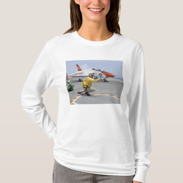 Camiseta Un tirador a bordo del portaaviones (Anverso)