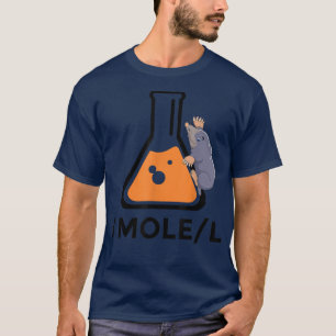 Camiseta Un topo por litro Avogrado La ciencia más divertid