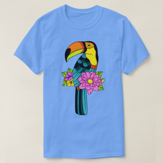 Camiseta Un toque toscano con flores (Diseño del anverso)