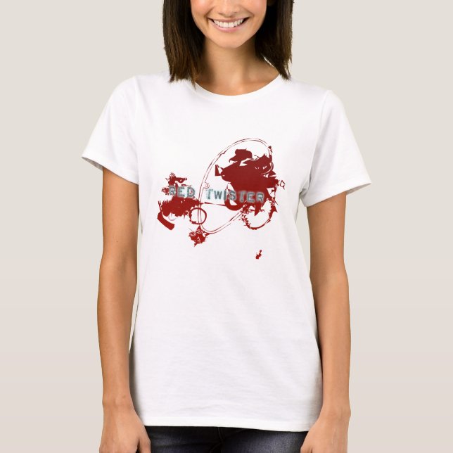 Camiseta Un tornado rojo del animado (Anverso)