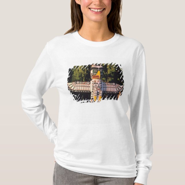 Camiseta Un tótem en Vancouver, Canadá. (Anverso)
