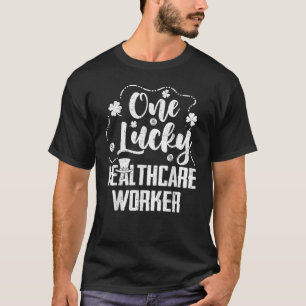 Camiseta Un trabajador sanitario afortunado enfermera enfer