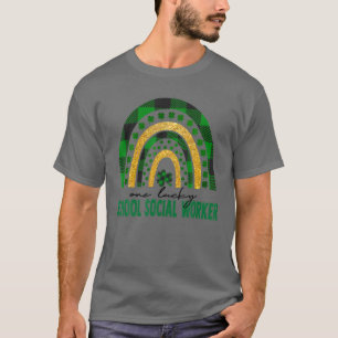 Camiseta Un trabajador social de una escuela afortunada: Ra
