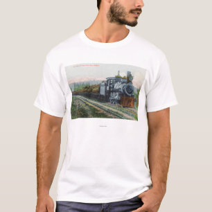 Camiseta Un tren de la bahía de LogsCoos, O