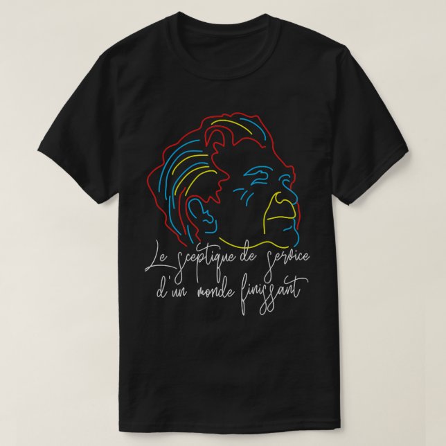 Camiseta Un tributo a Cioran (Diseño del anverso)