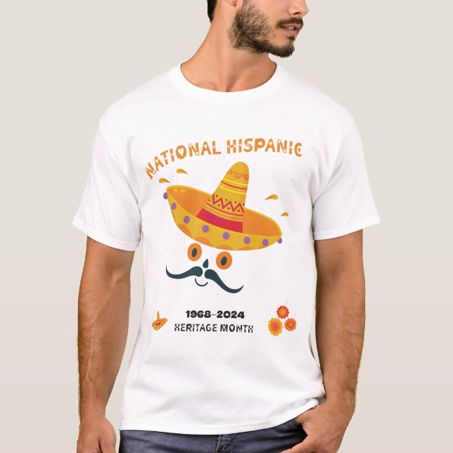 Camiseta Un tributo a la cultura hispano-estadounidense (Anverso)