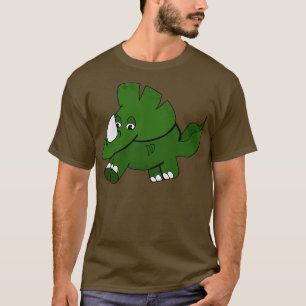 Camiseta Un triceratops curado