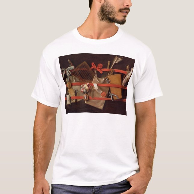 Camiseta Un Trompe - l ' oeil de objetos (Anverso)