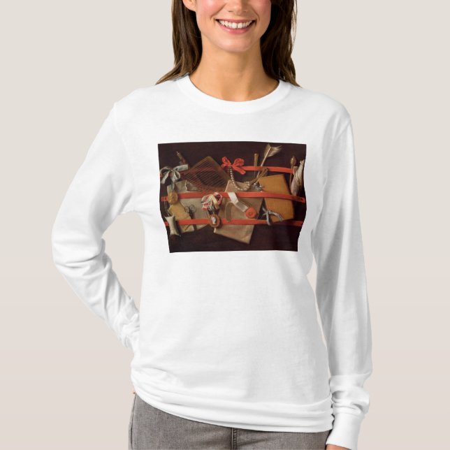 Camiseta Un Trompe - l ' oeil de objetos (Anverso)