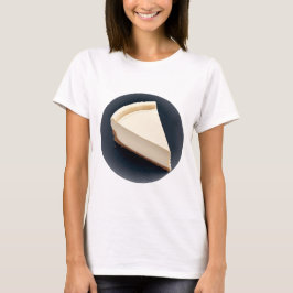 Camiseta Un trozo de queso de fondo oscuro