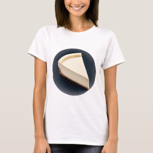 Camiseta Un trozo de queso de fondo oscuro