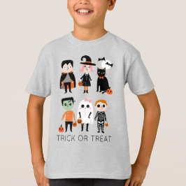 Camiseta Un truco para tratar a los niños de Halloween