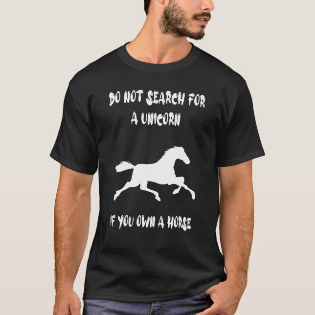 Camiseta Un Unicornio Si Tienes Un Caballo (Anverso)