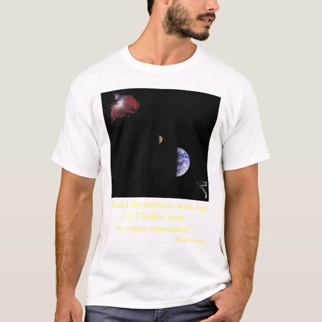 Camiseta ¿Un universo de consumidores? (Anverso)