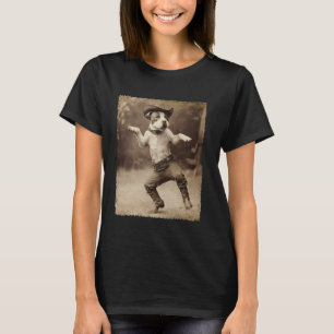 Camiseta Un vaquero de perro Pitbull