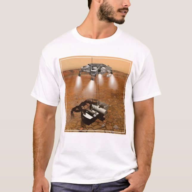Camiseta Un Vehículo En Ascenso Que Sale De Marte. (Anverso)