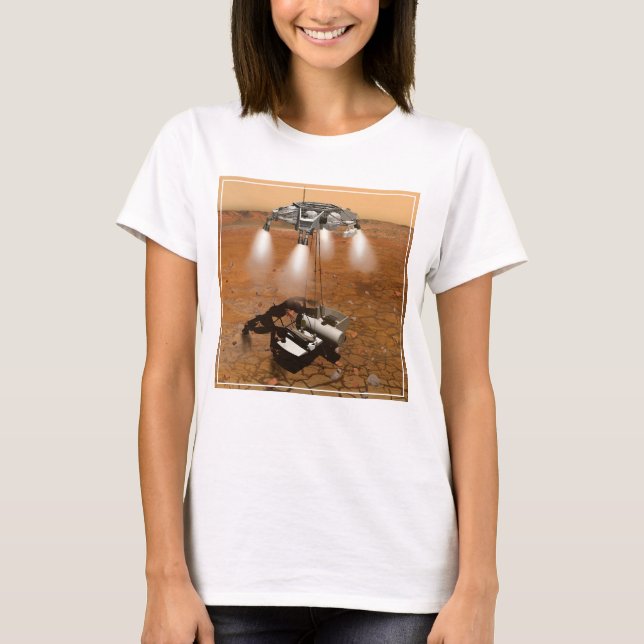 Camiseta Un Vehículo En Ascenso Que Sale De Marte. (Anverso)